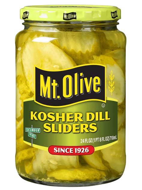 Mt. Olive Kosher Dill Sliders | The Ideally Sliced Pickle