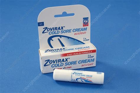 Cold sore cream - Stock Image - C025/9077 - Science Photo Library