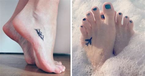 120 Tiny Foot Tattoo Ideas Showing Sometimes Less Is More | Bored Panda