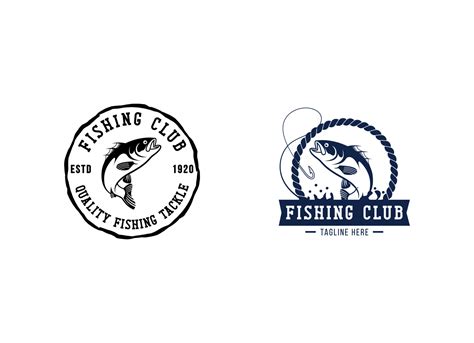 Fishing logo design template illustration . Sport fishing Logo 15312508 Vector Art at Vecteezy