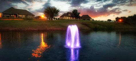 Lighted Pond Fountains | Fountains 2 Go