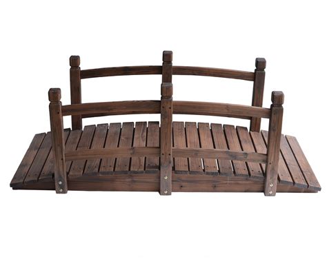 NEW 5 FT WOODEN GARDEN POND BRIDGE WBR110 – Uncle Wiener's Wholesale