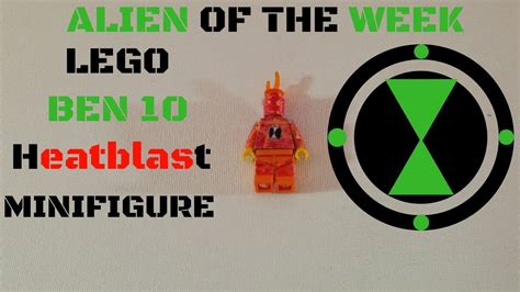 How to build a Lego Ben 10 Heatblast Minifigure (Alien of the Week)(cool lego builds and ideas)