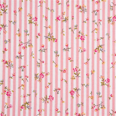 Baby Pink And White Striped Wallpaper