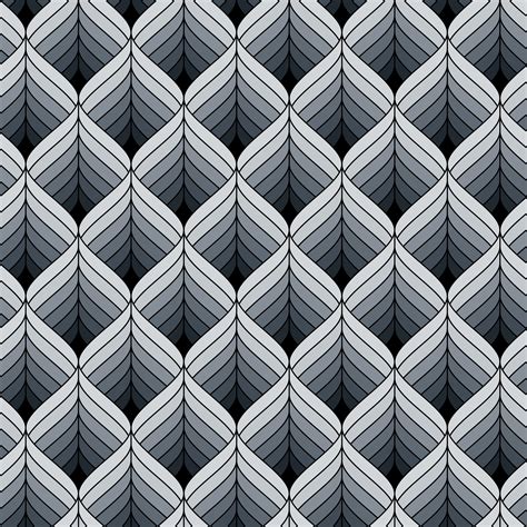 Seamless Geometric Striped Monochrome Pattern Background | Geometric ...