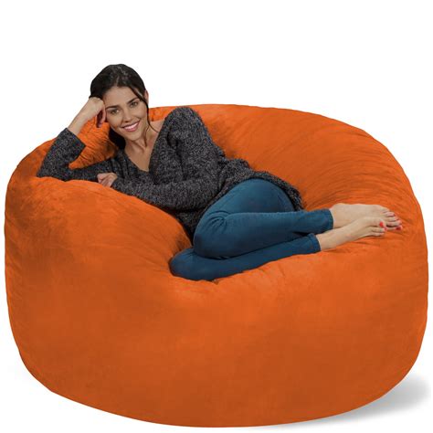 Relax Sacks Bean Bag Chair, Orange - Walmart.com