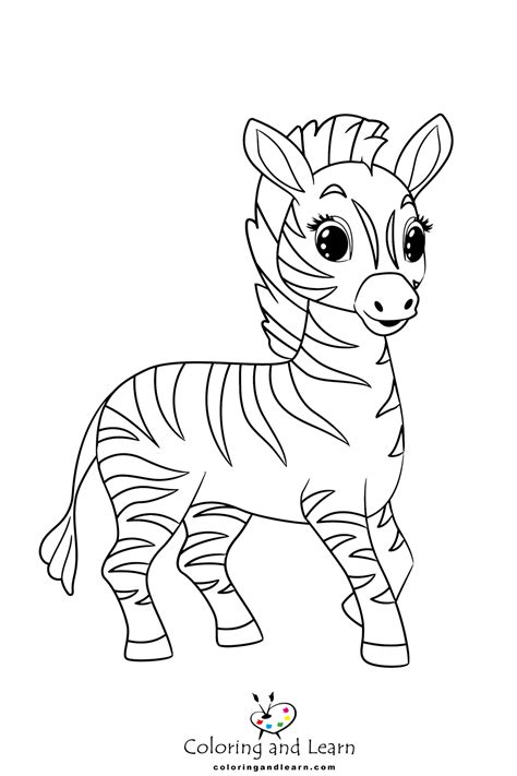 Zebra Coloring Pages (FREE) (2024) - Coloring and Learn