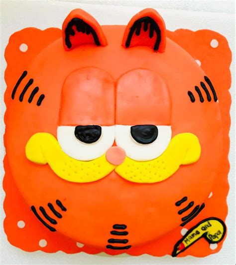 Garfield cake | Moist cakes, Garfield cake, Cakes and more