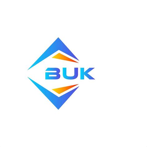 BUK abstract technology logo design on white background. BUK creative ...