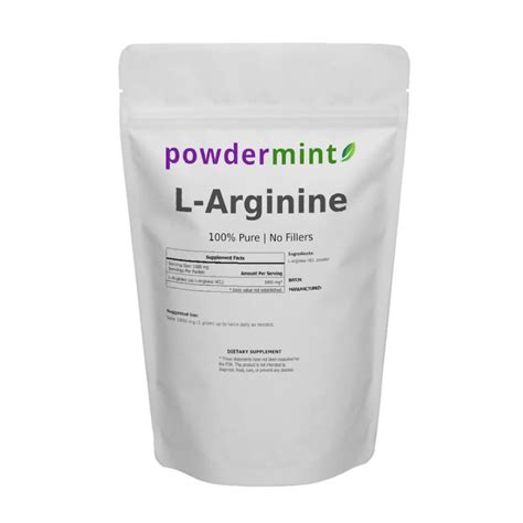 Powdermint L-arginine HCL Powder | BeamZen