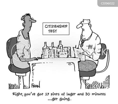 Citizenship Test Cartoons and Comics - funny pictures from CartoonStock