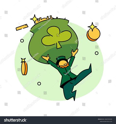 Discover Enchanting World Irish Folklore Leprechaun Stock Vector ...