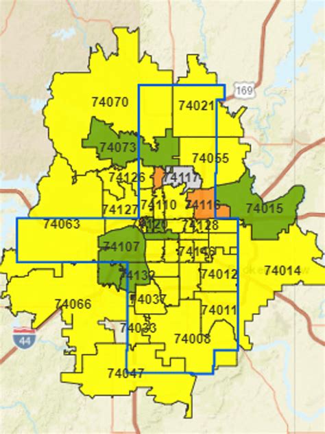 Zip Code Map Of Tulsa Ok - Alysia Margeaux