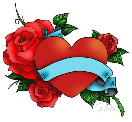 Free Heart And Ribbon Tattoo Designs, Download Free Heart And Ribbon Tattoo Designs png images ...