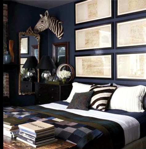 Master Bedroom in Blue Note Benjamin Moore - Interiors By Color