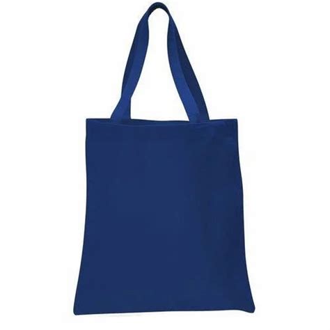 Blue Plain Canvas Tote Bag at best price in Bengaluru | ID: 16912019588