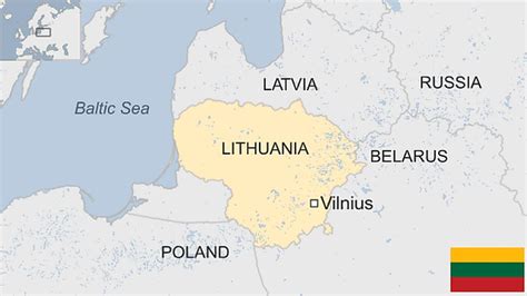 Lithuania On World Political Map - Bonnee Stoddard