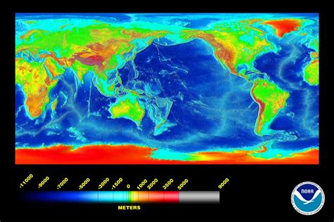 Ocean Map Depth - Wayne Baisey