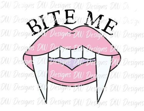 Bite Me PNG Vampire Bite PNG Halloween Vampire PNG - Etsy