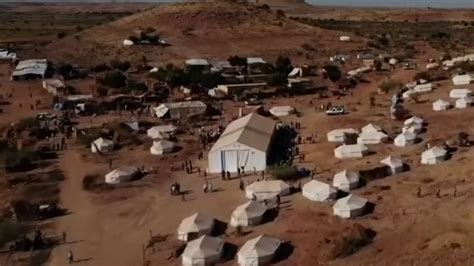 Ethiopian refugee camps fill up in Sudan | World News | Sky News