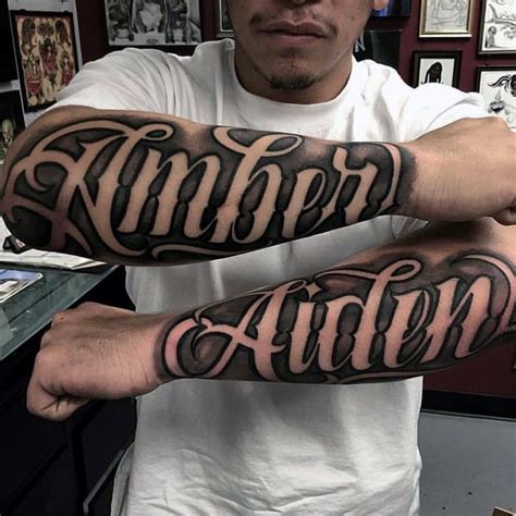 90 Cursive Script Tattoos for Men [2023 Inspiration Guide]