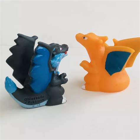 POKEMON FIGURES CHARIZARD & Mega Charizard X 2 Nintendo Bandai Toy Set Bundle e £27.99 - PicClick UK