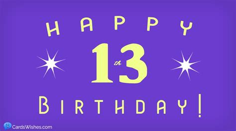 Happy 13th Birthday! Top 50 Birthday Wishes for 13-Year-Olds