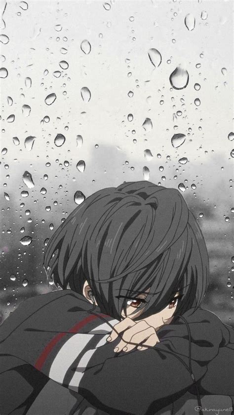 Sad Guy Anime Black Wallpapers - Wallpaper Cave