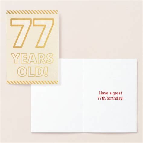 77th Birthday Cards | Zazzle CA