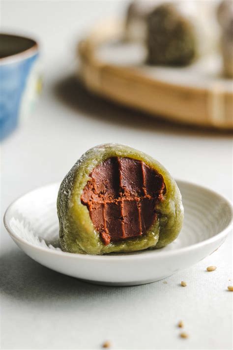 Tahini Chocolate Truffle Daifuku Mochi - Okonomi Kitchen