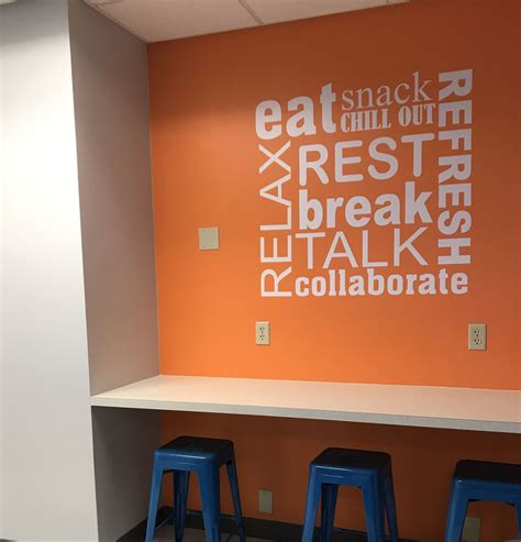 Break room design Wall decals Phoenix, AZ | Break room decor, Office ...