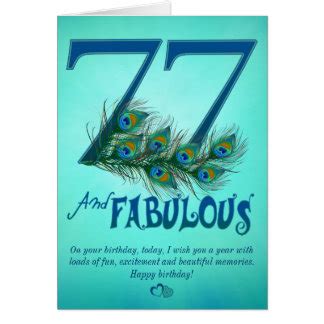 77th Birthday Cards - Greeting & Photo Cards | Zazzle