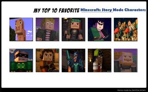 My Favorite Minecraft Story Mode Characters by mariosonicfan16 on DeviantArt