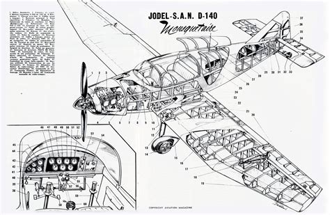 Feast Your Eyes On These Rare Aircraft Cutaway Drawings | Gizmodo Australia