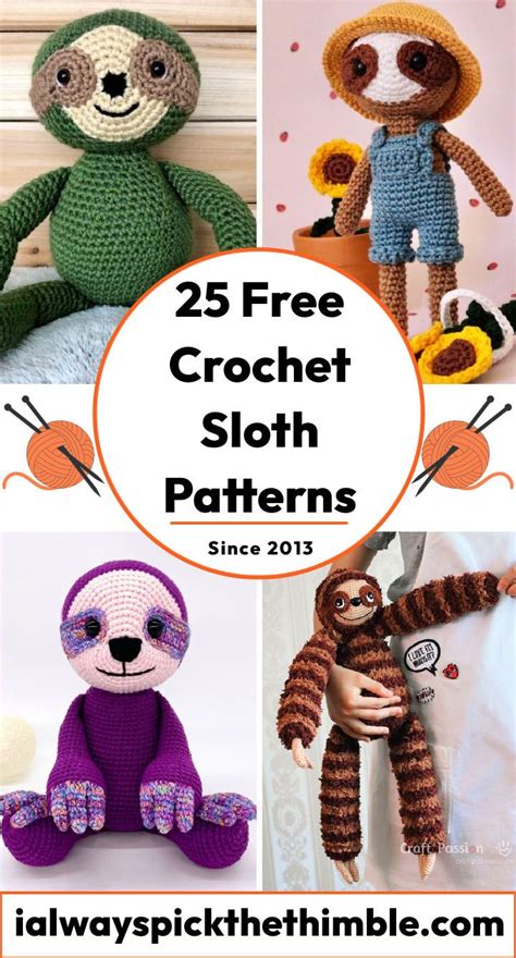 Sloth Toy Crochet Pattern | Wow Blog