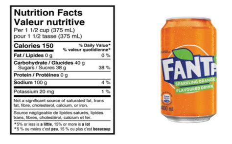 Fanta Ginger Ale Nutrition Facts | Besto Blog