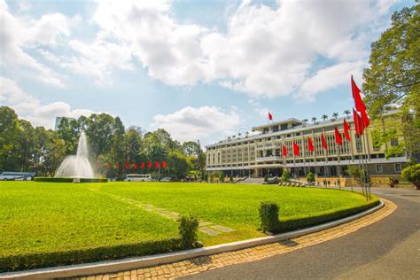 Independence Palace in Ho Chi Minh City, Vietnam. Independence Palace is Known As Reunification ...