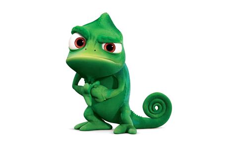 Tangled Disney Pascal, green animal cartoon figure #Cartoons #Tangled #Disney #Tangled #Pascal ...