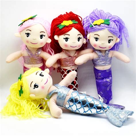 Cute princess girls baby mermaid dolls toys kids girl 30cm mermaid doll toy gifts 2017 new ...