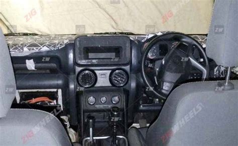 2020 Mahindra Thar 4x4 Interior Spied