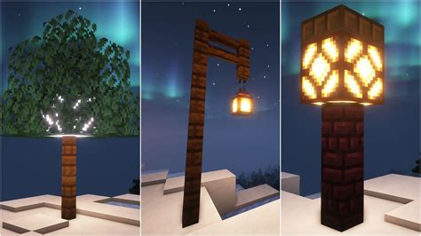 Minecraft Redstone Lamp Street Lights