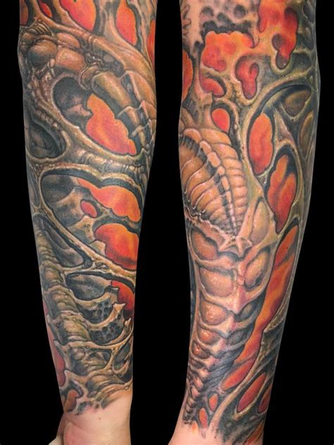 Forearm Bio Organic Tattoo by Guy Aitchison: TattooNOW