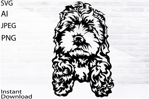 Golden Doodle Dog Svg/Png/Jpg/Ai/Vector Graphic by nazarovatetyana21 · Creative Fabrica