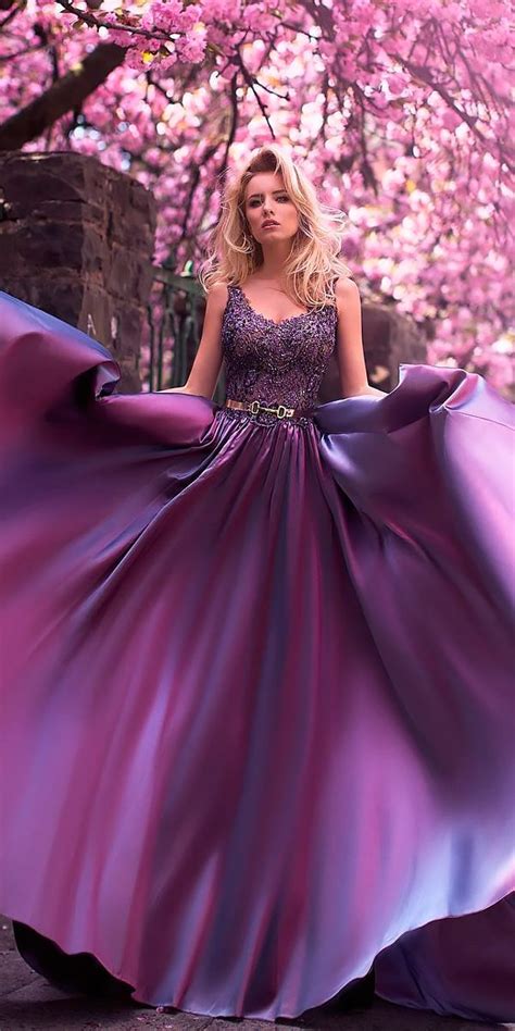 Purple Wedding Dresses: 15 Admirable Styles For Bride | Purple wedding dress, Pretty prom ...