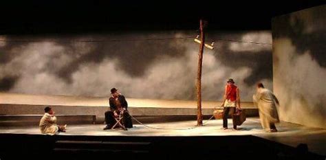 THIS IS A GENIUS SET FOR WAITING FOR GODOT | Scenic design, Set design theatre, Lighting design ...