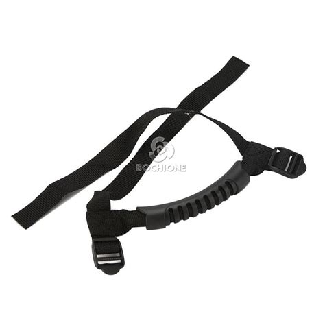 Velcro Soft Top Tie-down Straps+Roll Bar Grab Handles For 07-15 Jeep ...