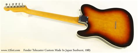 Fender Telecaster Custom Made In Japan Burst, 1985 | www.12fret.com