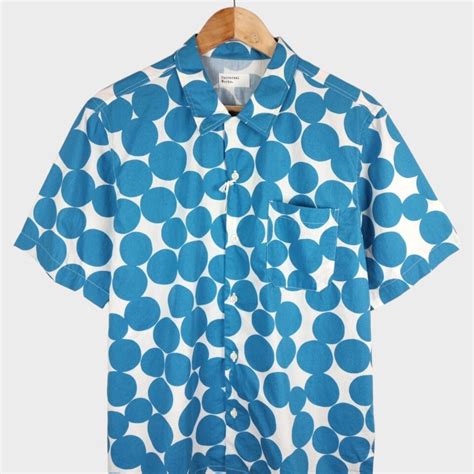 UNIVERSAL WORKS Men's Polka Dot Road Shirt - M - Brand New With Tags | eBay