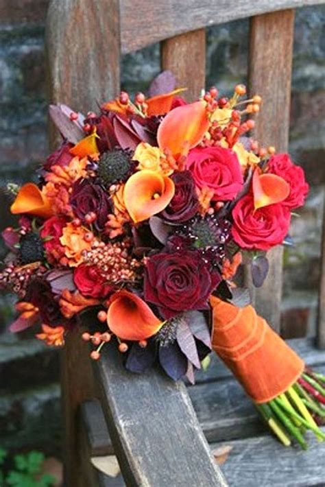 Top 20 Fall Wedding Bouquets for Autumn Brides | Roses & Rings