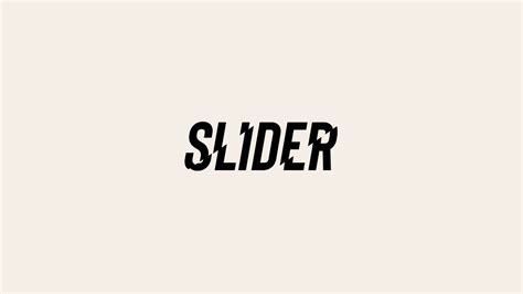 SLIDER logo by Malina Cosmica on Dribbble